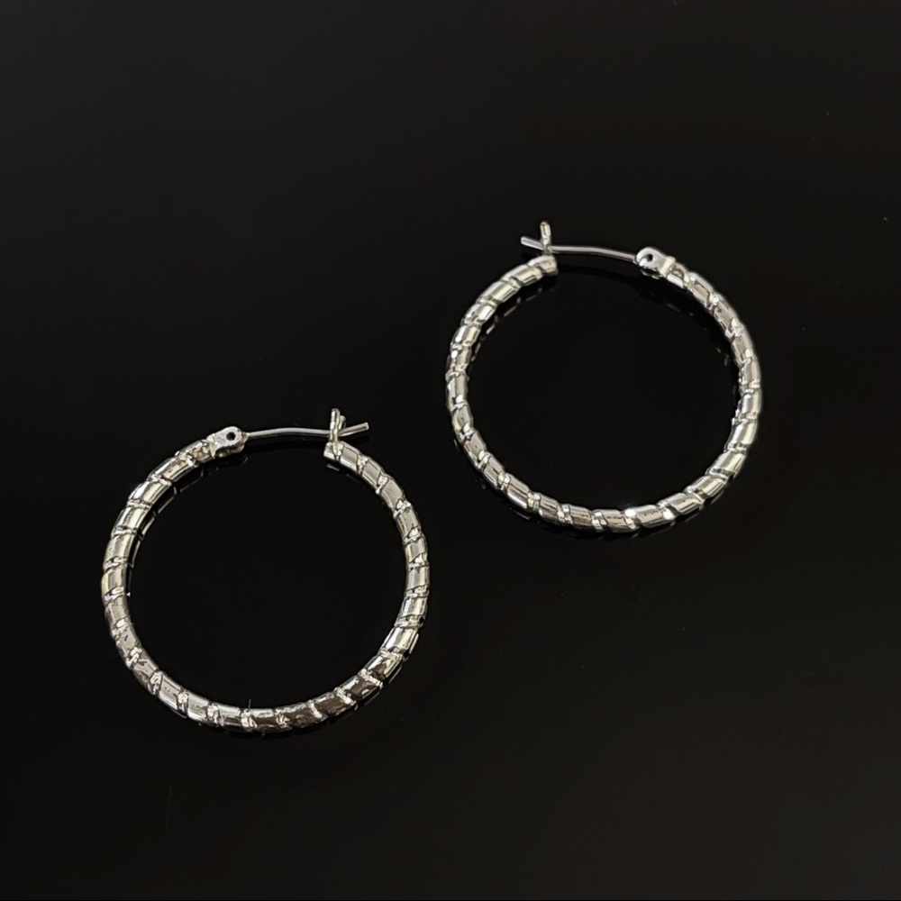 ✨Elegant Silver Vintage Loop Earrings